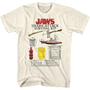 Shark Attack Survival Kit Jaws Tshirt